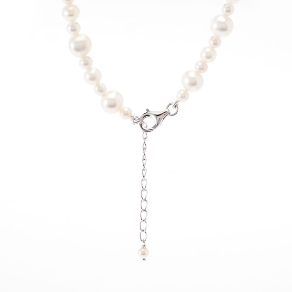Imperial Pearl Sterling Silver Freshwater Cultured Pearl Strand Necklace by Steals