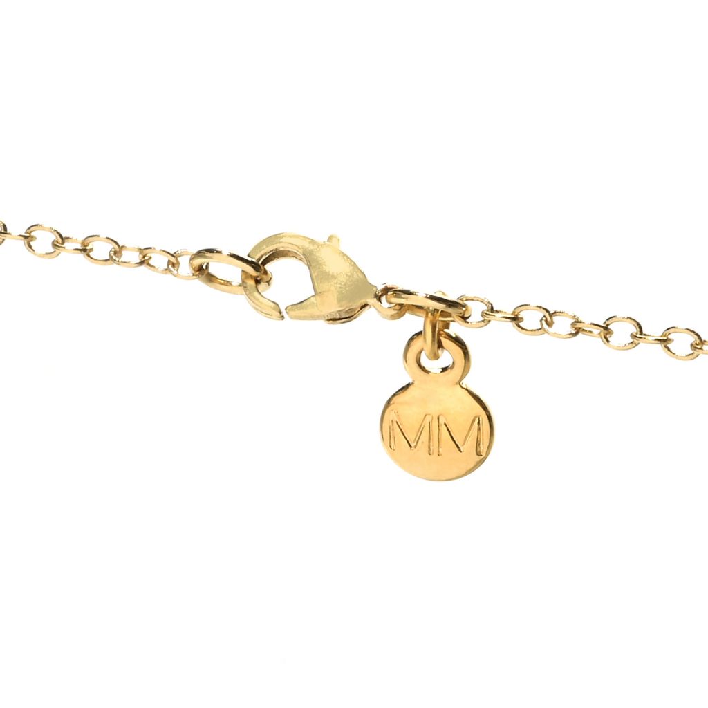 MAYAMAR 24K Gold Plated Choice of Length Oval Rolo Link Chain Necklace by Steals