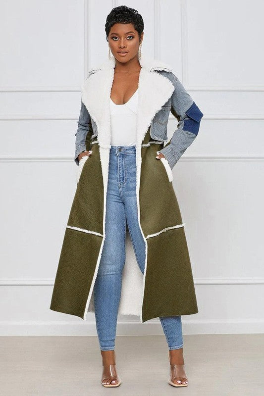SEXY FAHION DENIM COATS
