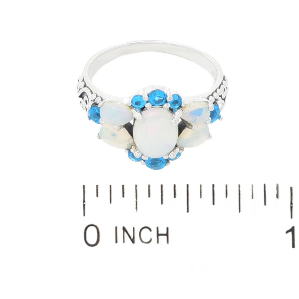 Artisan Silver by Samuel B. Opal & Choice of Gemstone Ring by Steals
