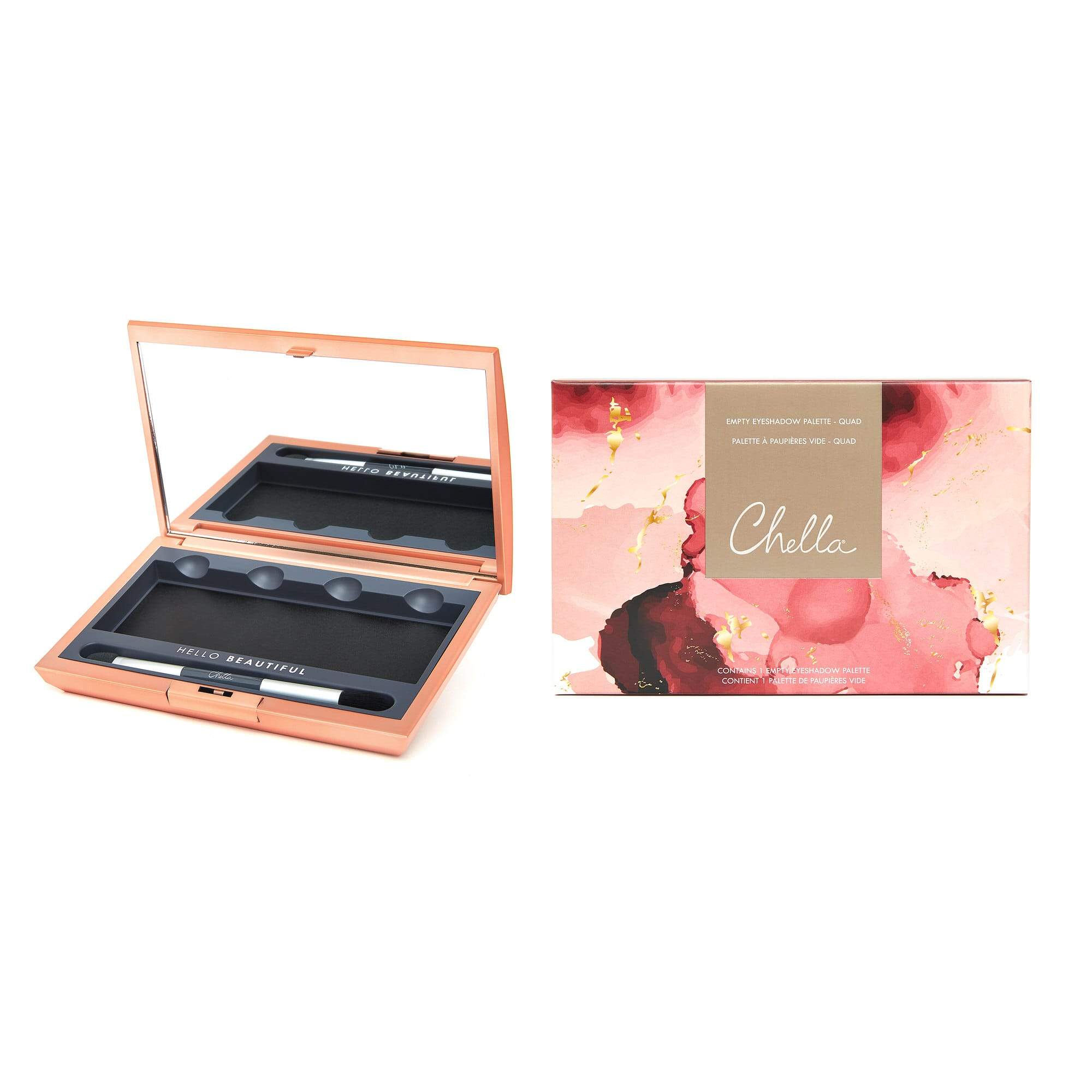 empty eyeshadow palette - quad