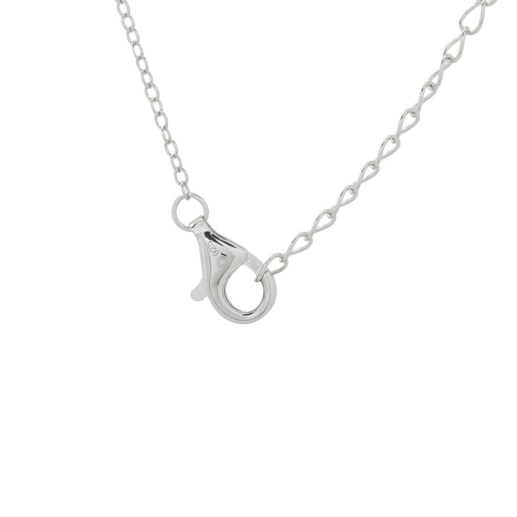 Platinum Plated White Zircon Inspirational Word 18"+2" Necklace by Steals