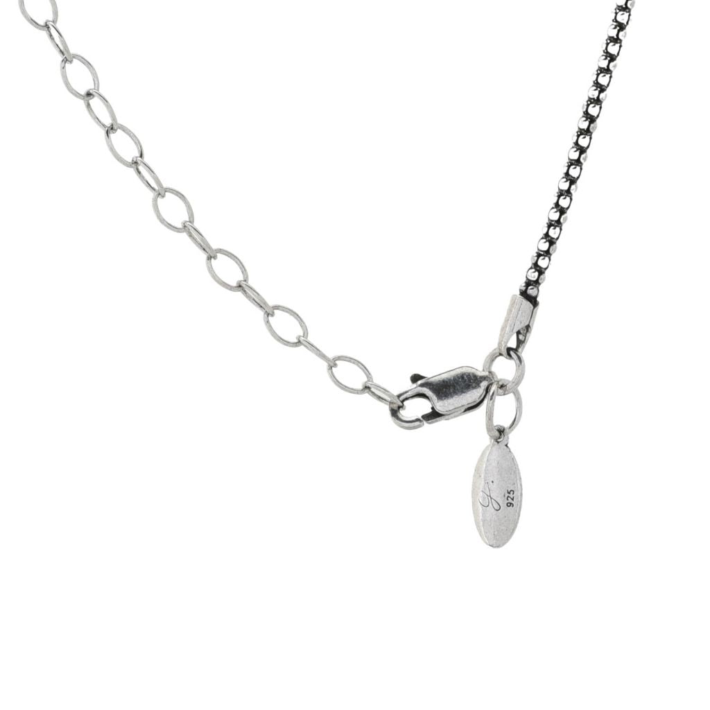 Artisan Silver by Samuel B. Sleeping Beauty Turquoise Pendant w/ Chain by Steals