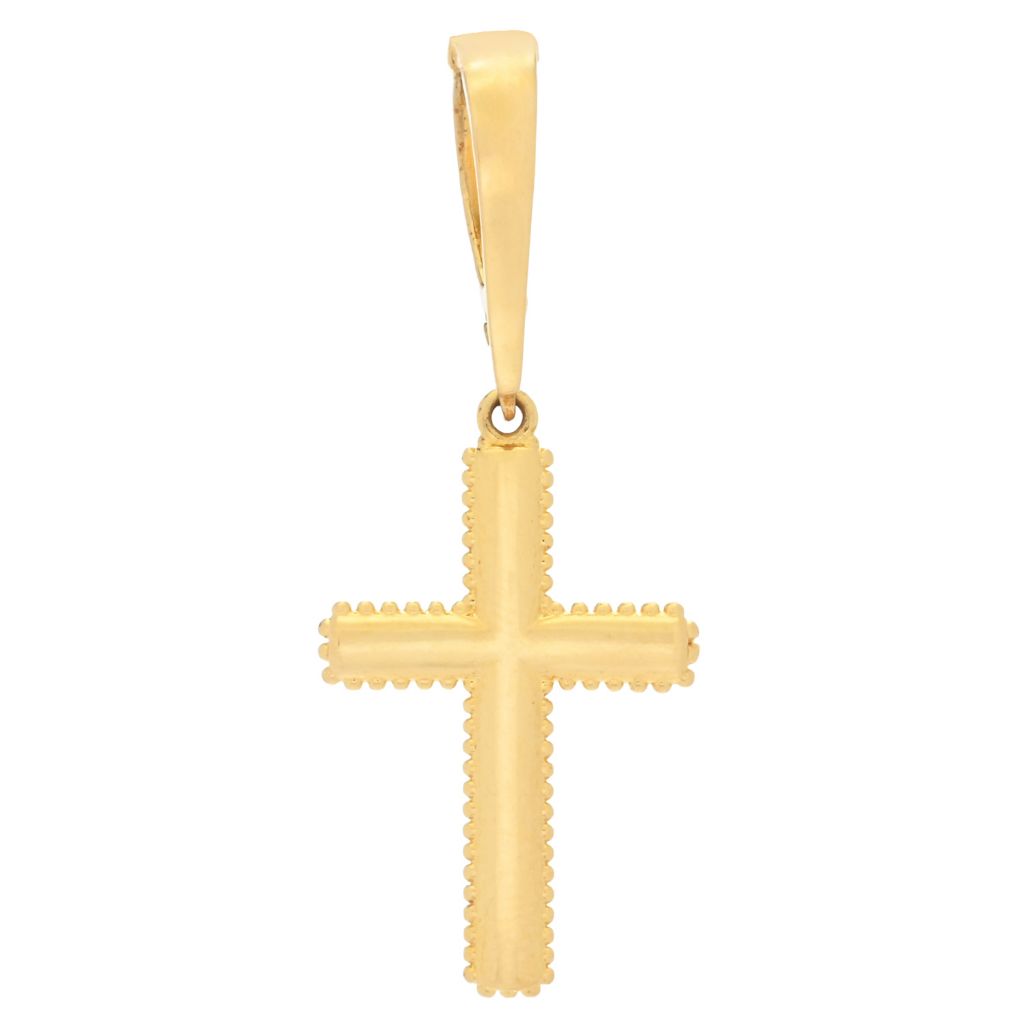 Toscana Italiana 18K Gold Plated Choice of Symbol 1.75" Enhancer Pendant by Steals