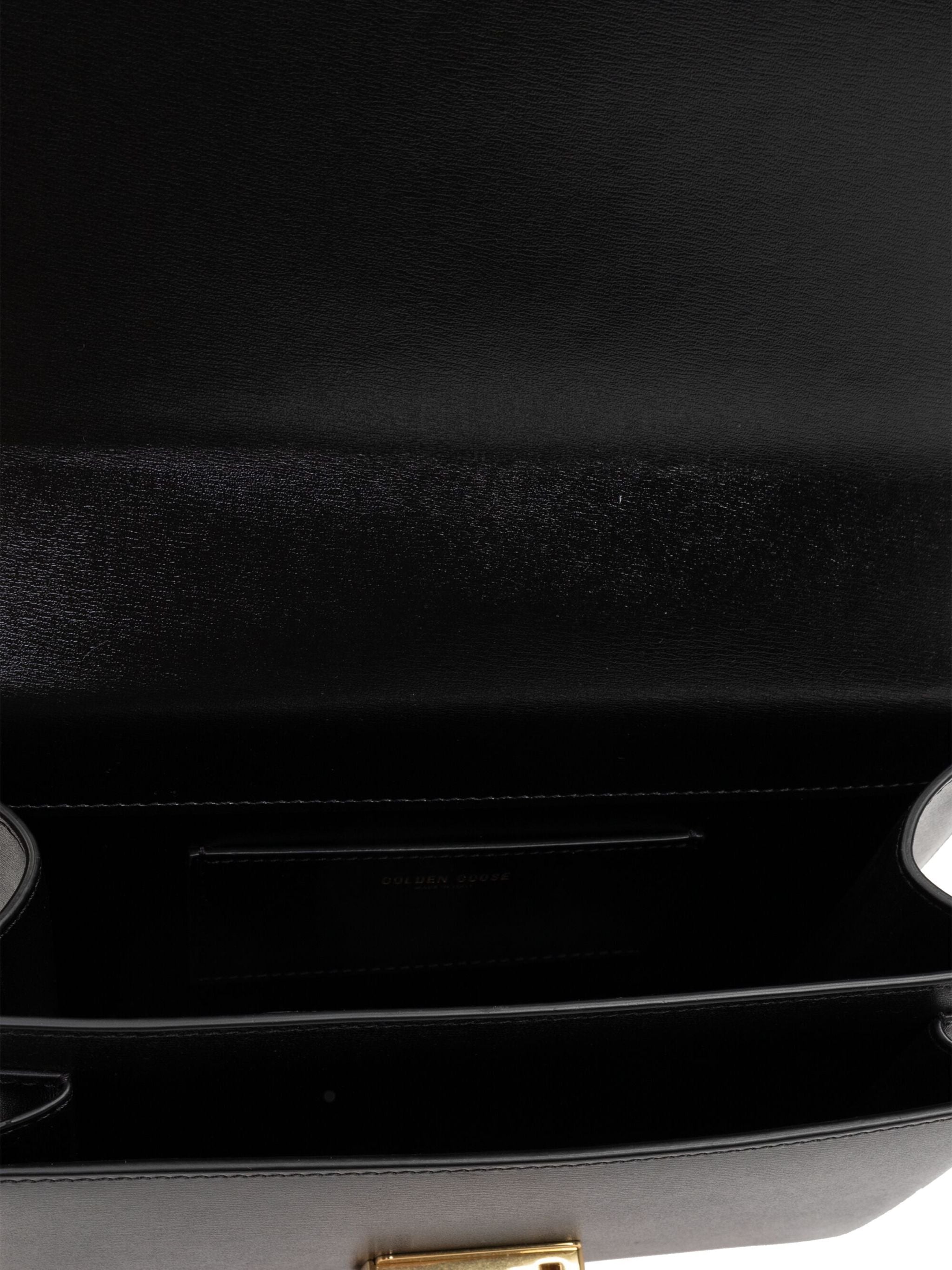 Golden Goose Women Venezia Bag Palmellato Leather Body Gold Metal Details