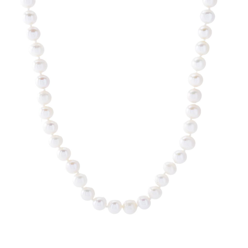Far East Jewelry 8-9mm Cultured Pearl Choice of Length Necklace by Steals