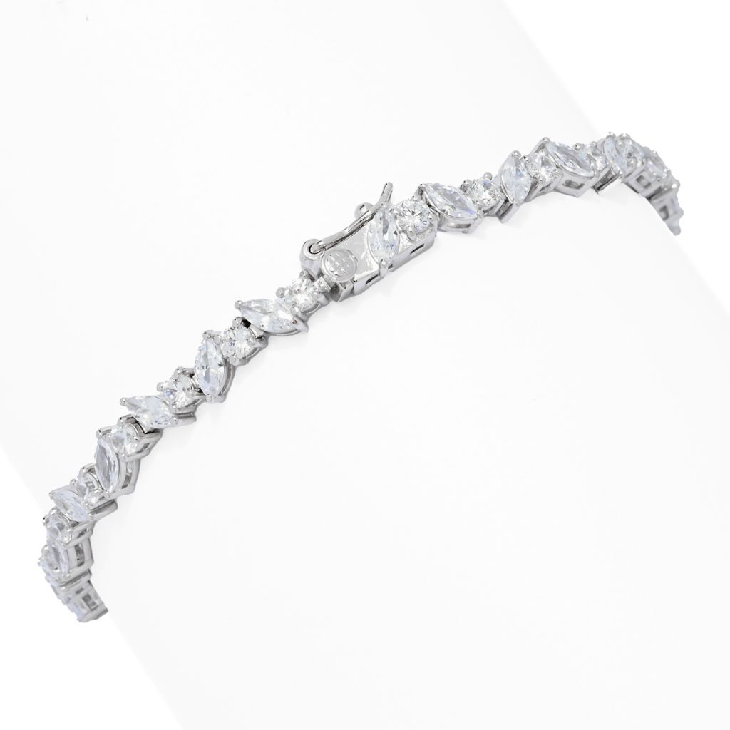 Brilliante 6.67 DEW Marquise & Round Simulated Diamond Bracelet by Steals