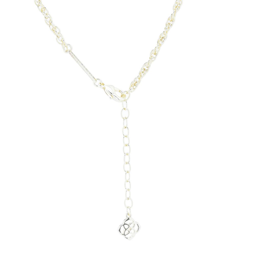 Kendra Scott Silver-tone "Rae" Ivory Mother-of-Pearl Pendant w/ Chain by Steals