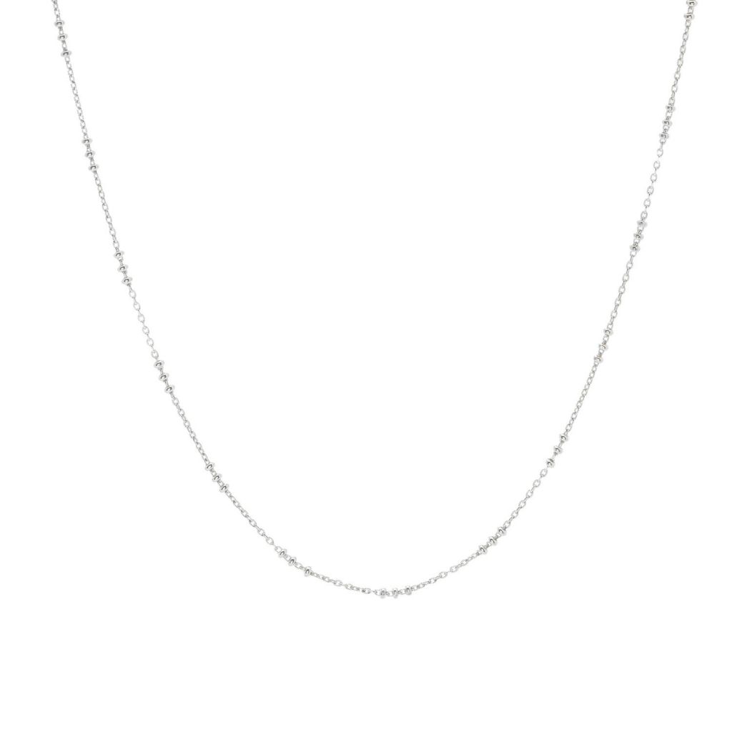 Kendra Scott Sterling Silver Polished 18" Satellite Chain Necklace by Steals