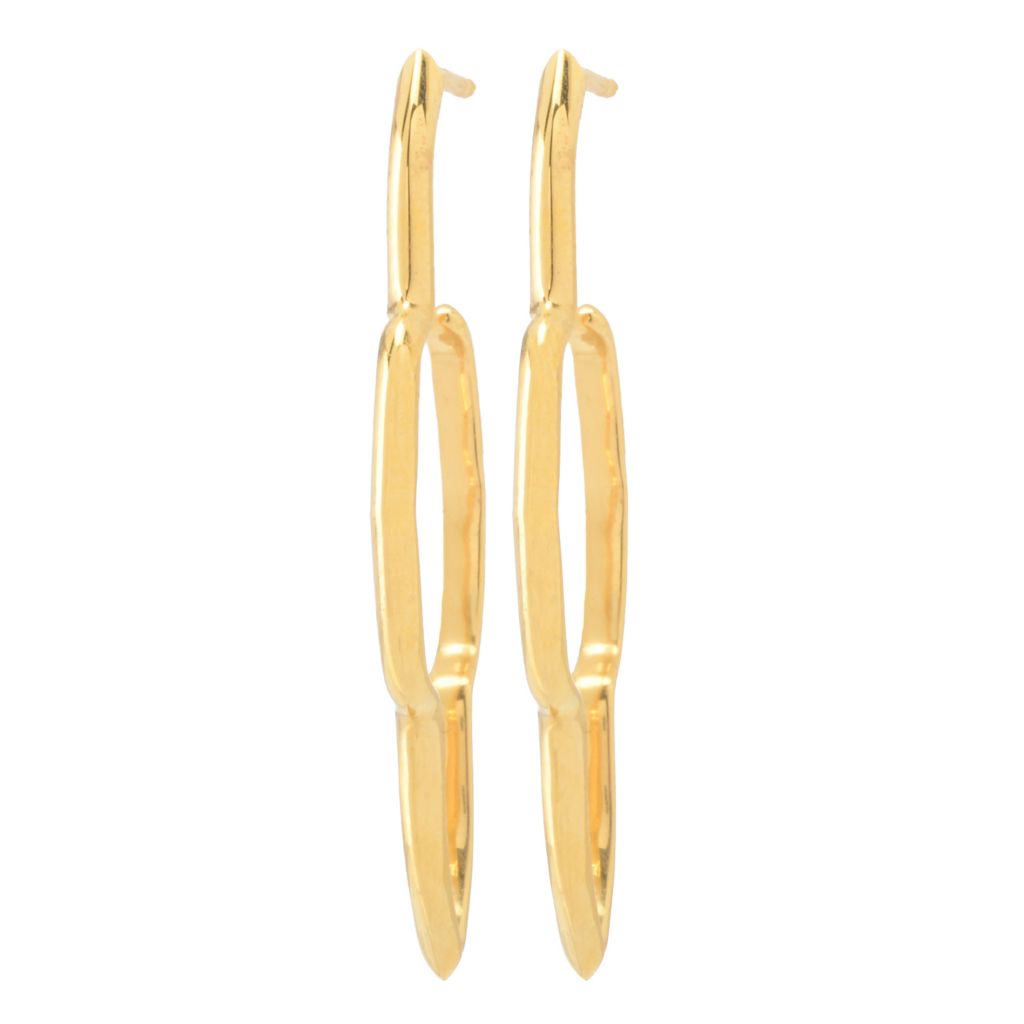 Kendra Scott 18K Gold Vermeil "Darla" Clover Hoop Earrings, 3.4 grams by Steals