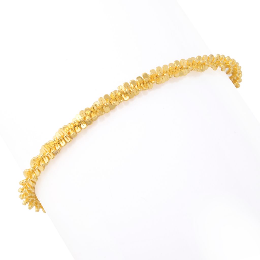 Toscana Italiana Choice of Plating & Size Margherita Chain Bracelet by Steals
