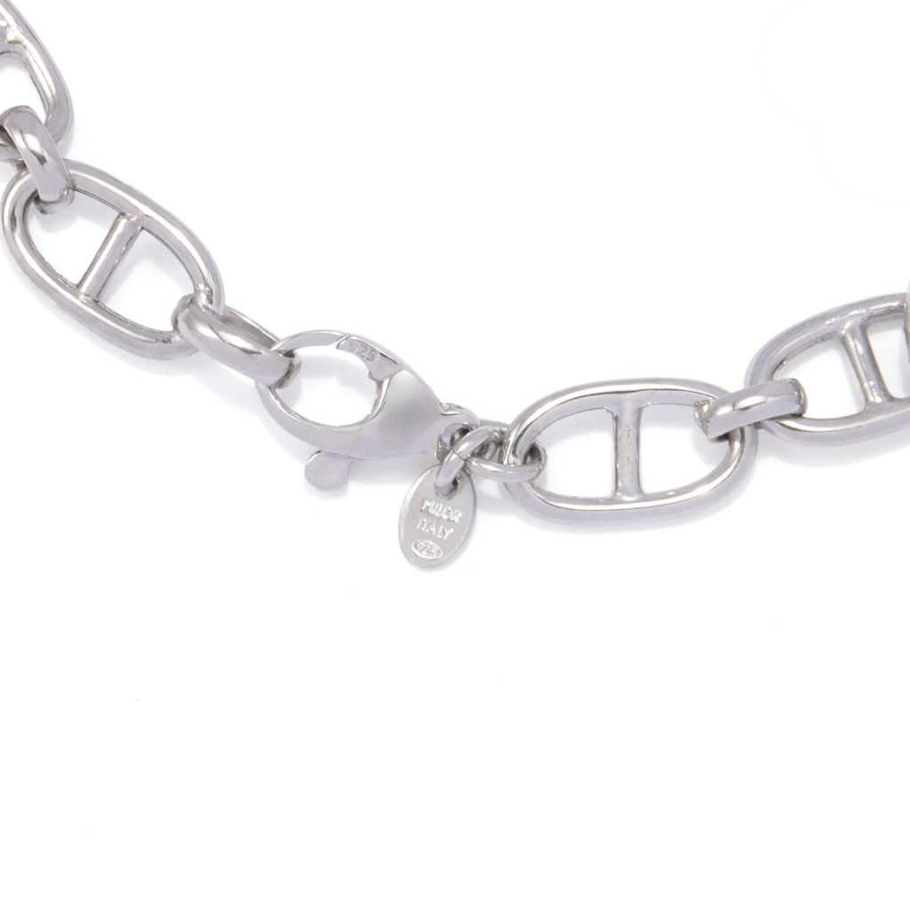 Brilliante Italia 0.86 DEW Simulated Diamond Pave Mariner Bracelet by Steals