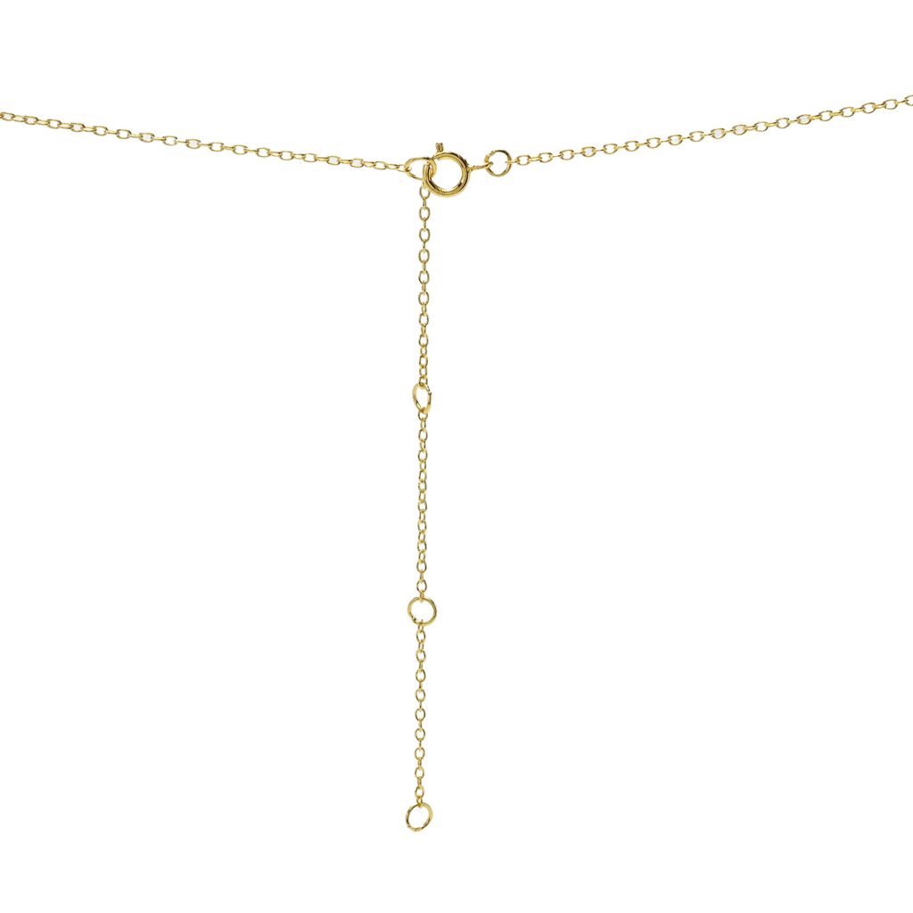 Zoey Blush 18K Gold Plated 0.22ctw Diamond "Love" Mosaic Pendant w/ Chain by Steals