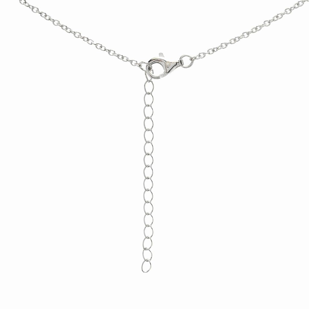 Brilliante Platinum Plated 12.00 DEW Simulated Ruby & Diamond Pendant by Steals