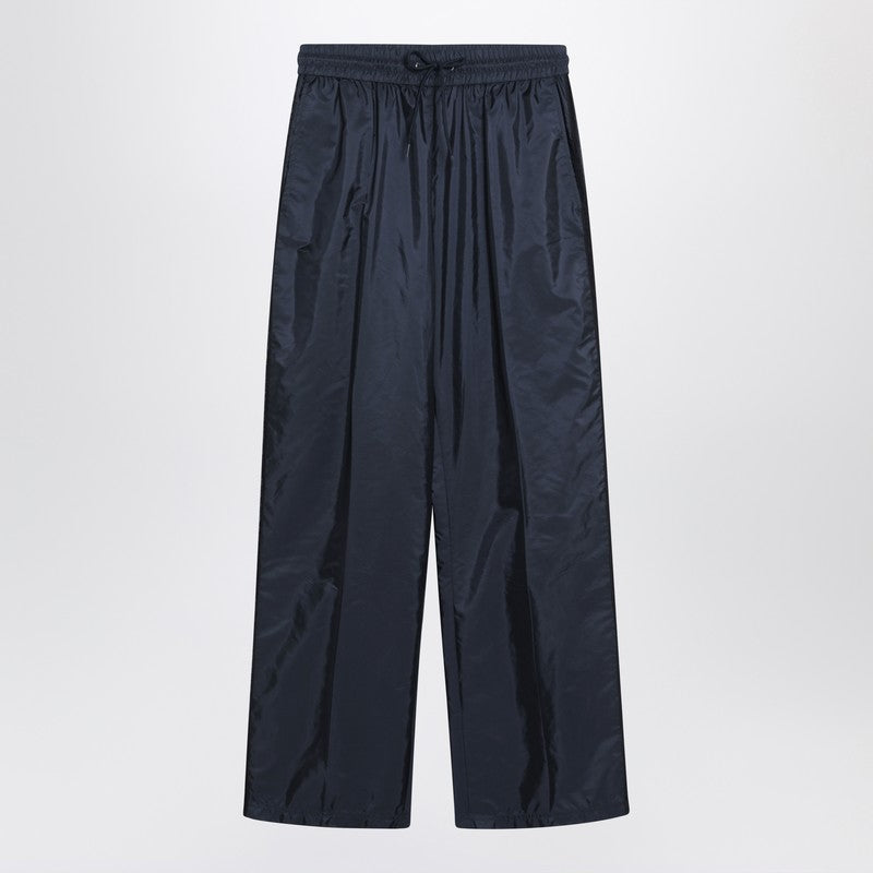 Prada Blue Trousers In Re-Nylon Women