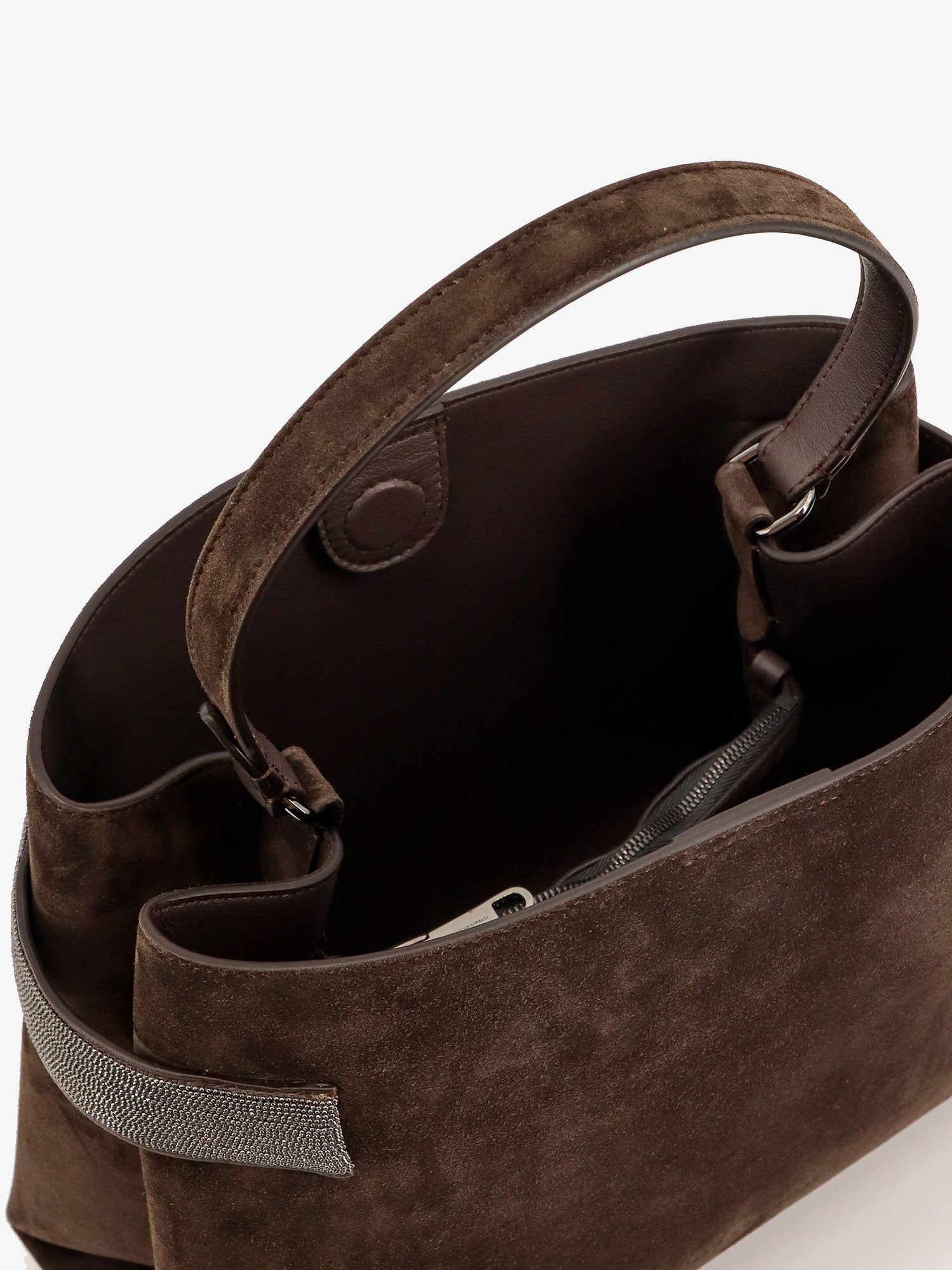 Brunello Cucinelli Women Suede Shoulder Bag