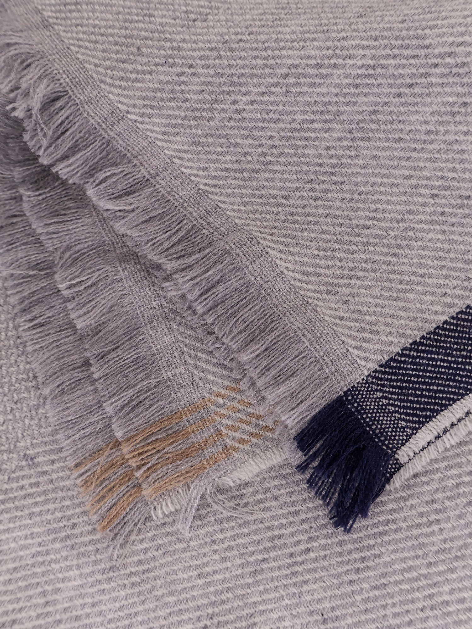 Brunello Cucinelli Men Wool And Cashmere Scarf