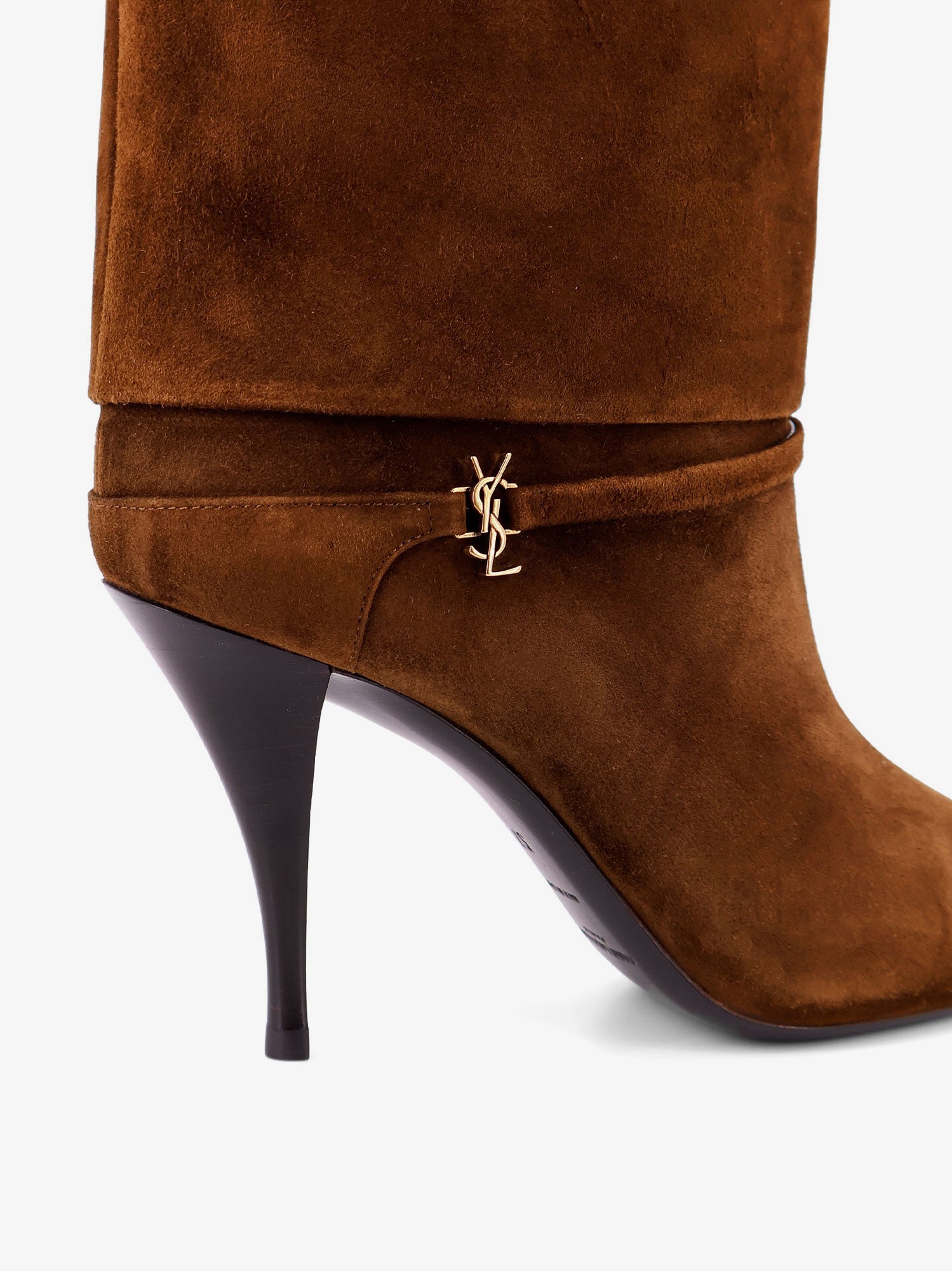 Saint Laurent Women Vicky 90 Suede Boots