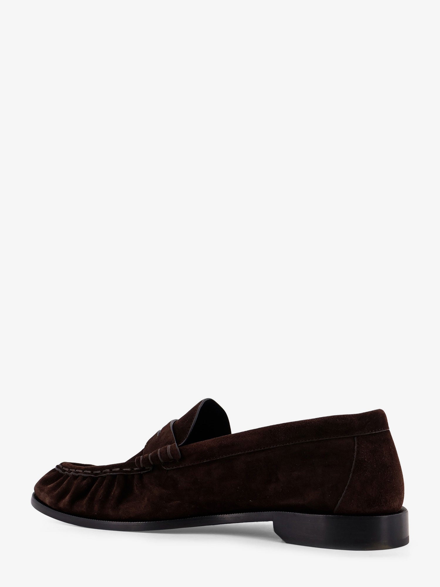 Saint Laurent Men Le Loafer 15 Moc Suede Loafers