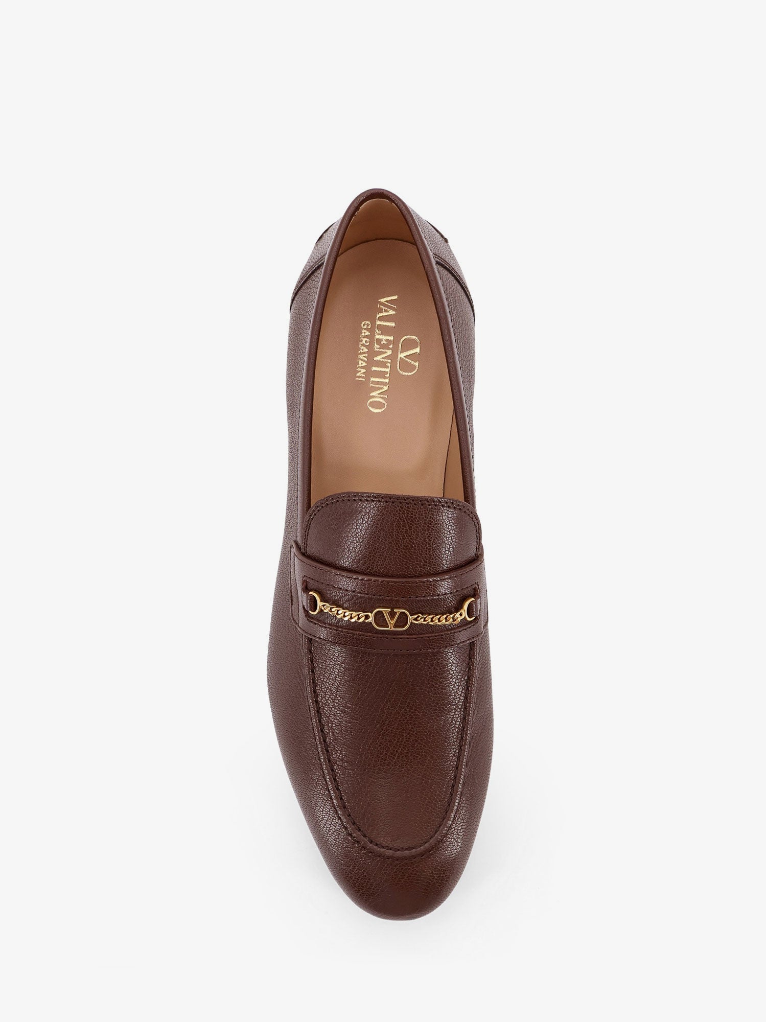 Valentino Garavani Men Valentino Garavani Vlogo Signature Leather Loafer