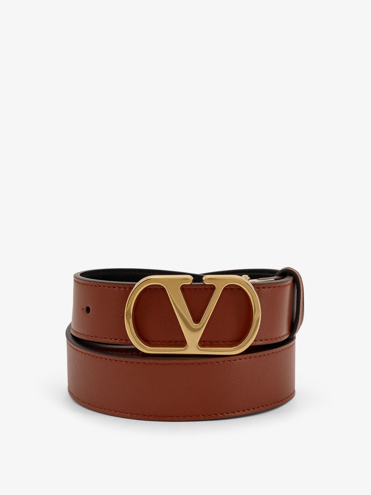 Valentino Garavani Men Valentino Garavani Leather Belt