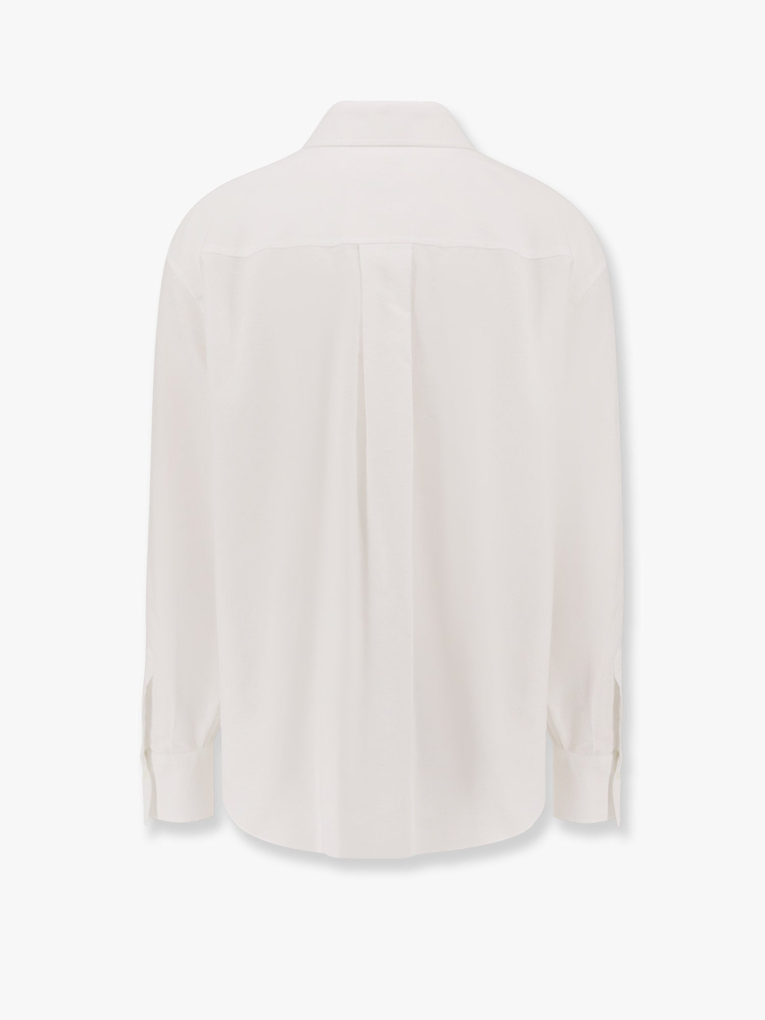 Brunello Cucinelli Women Cotton Shirt With Logo Embroidery