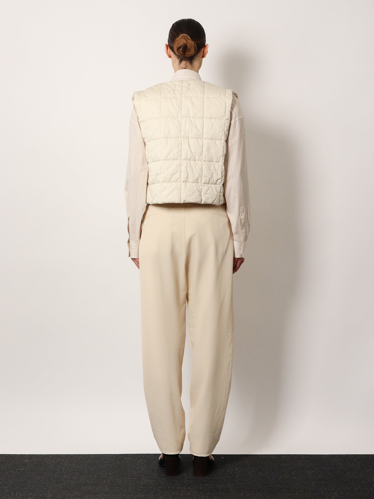 Lemaire Women Pleated Tailored Wool Blend Trouser