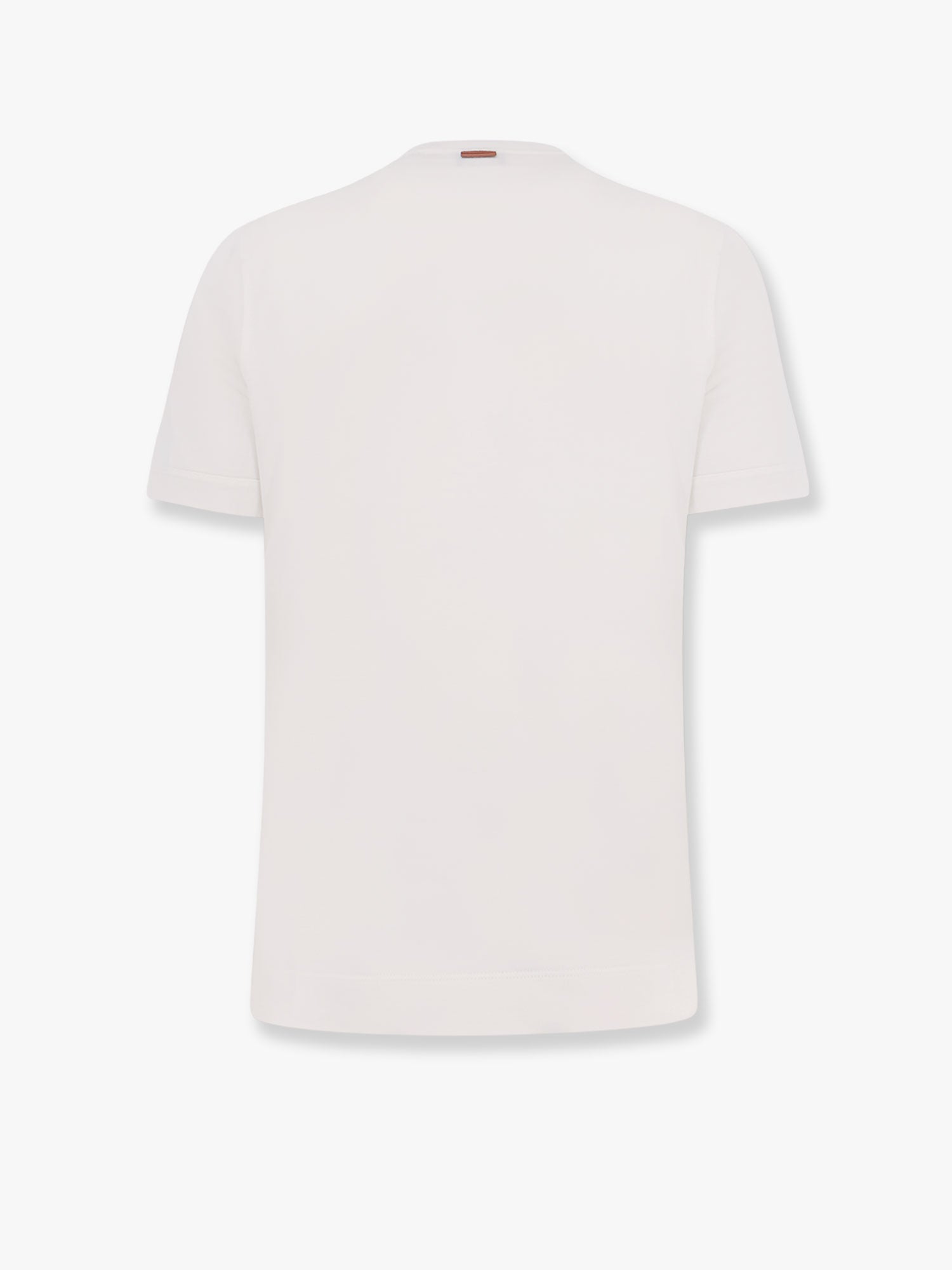 Zegna Men Leggerissimo Cotton And Silk T-Shirt