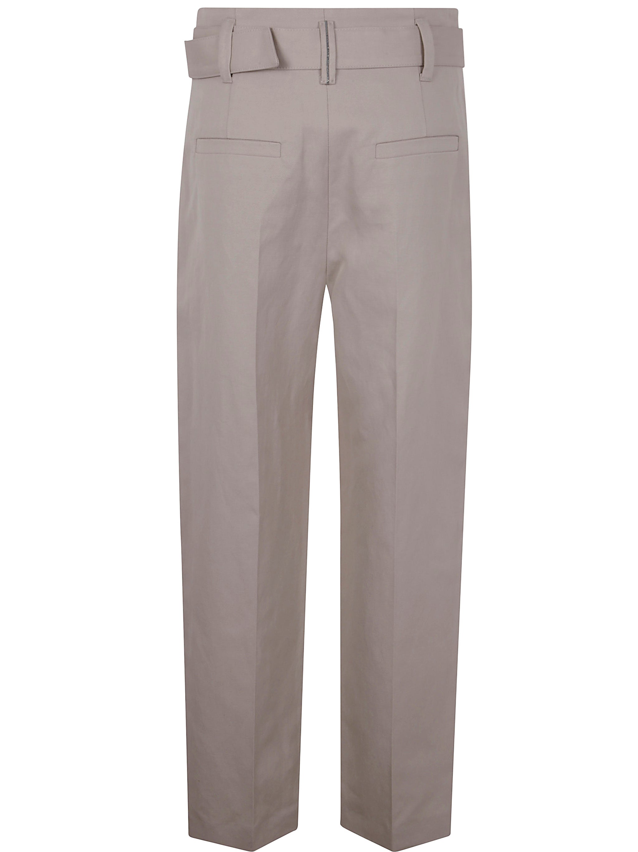 Brunello Cucinelli Women Regular Belt Trousers