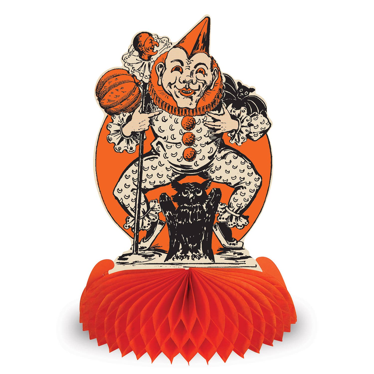 Vintage Halloween Honeycomb Centerpieces Set of 4 by Beistle