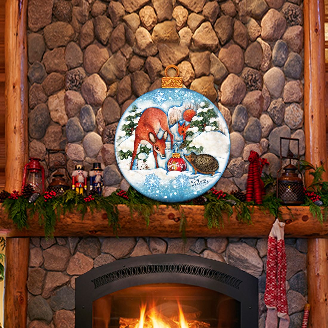 Forest Friends Christmas Door Decor by G. DeBrekht - Christmas Decor - 8173412H