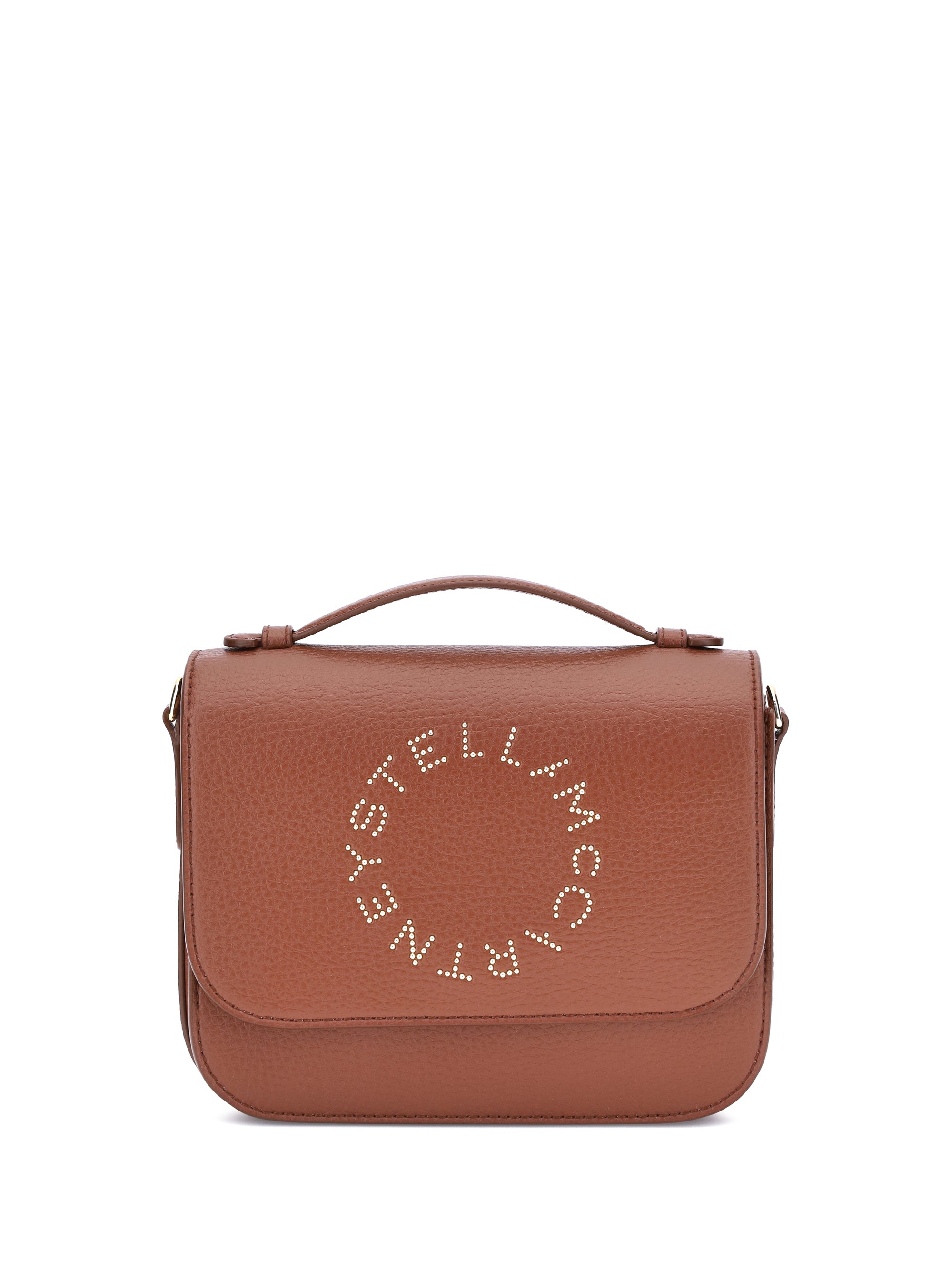 Stella Mccartney Women Logo Flap Bag Eco Embossed Grainy Alter