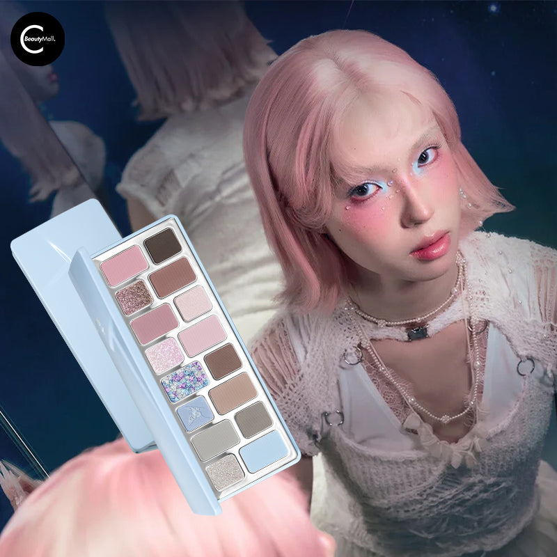 CHEERYEP (QIANYAN) 16-Color Natural Star Eye Shadow Palette - 16#Dreamcatcher