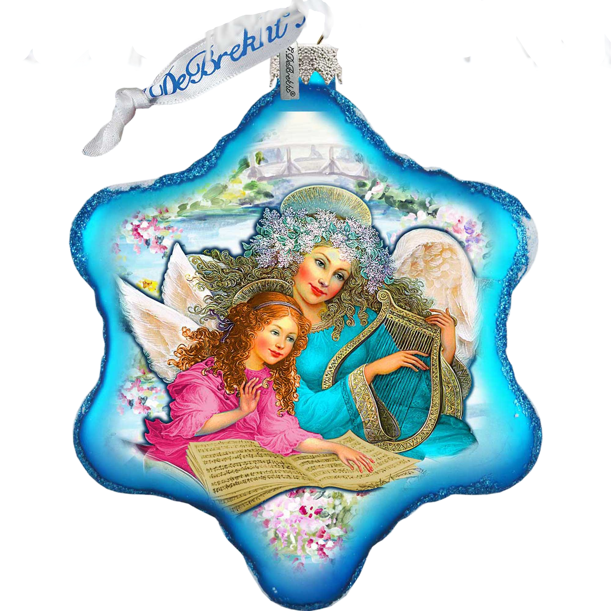 Sisterhood Glass Ornament by Strelkina at G. DeBrekht - Christmas Decor - 754-041