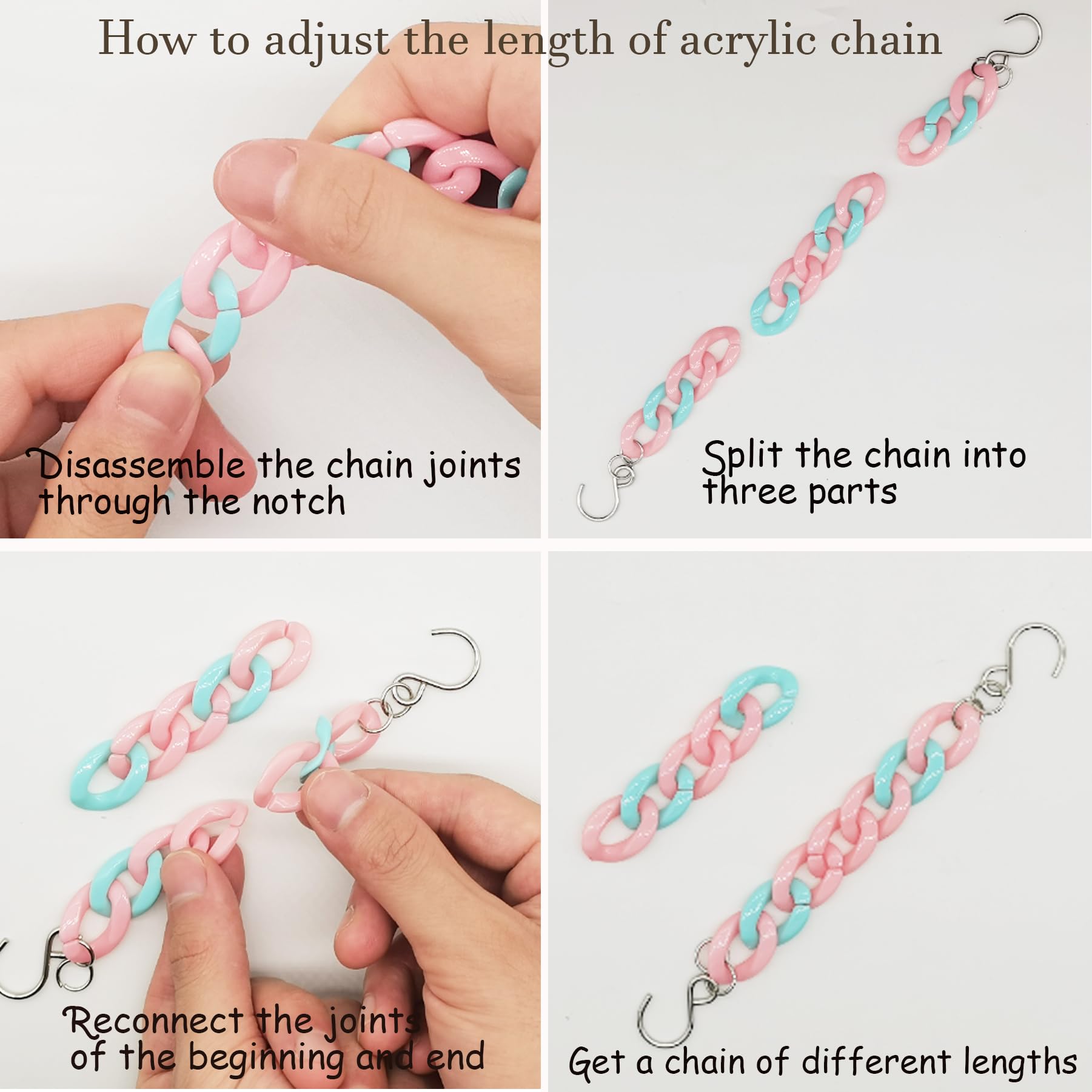 2Pcs Acrylic Shoe Chains for Women, 18Pcs Flower Pearl Shoe Charms Accessories for Clog Sandals, DIY Shoe Decoration Charms for Girls, Party Favor