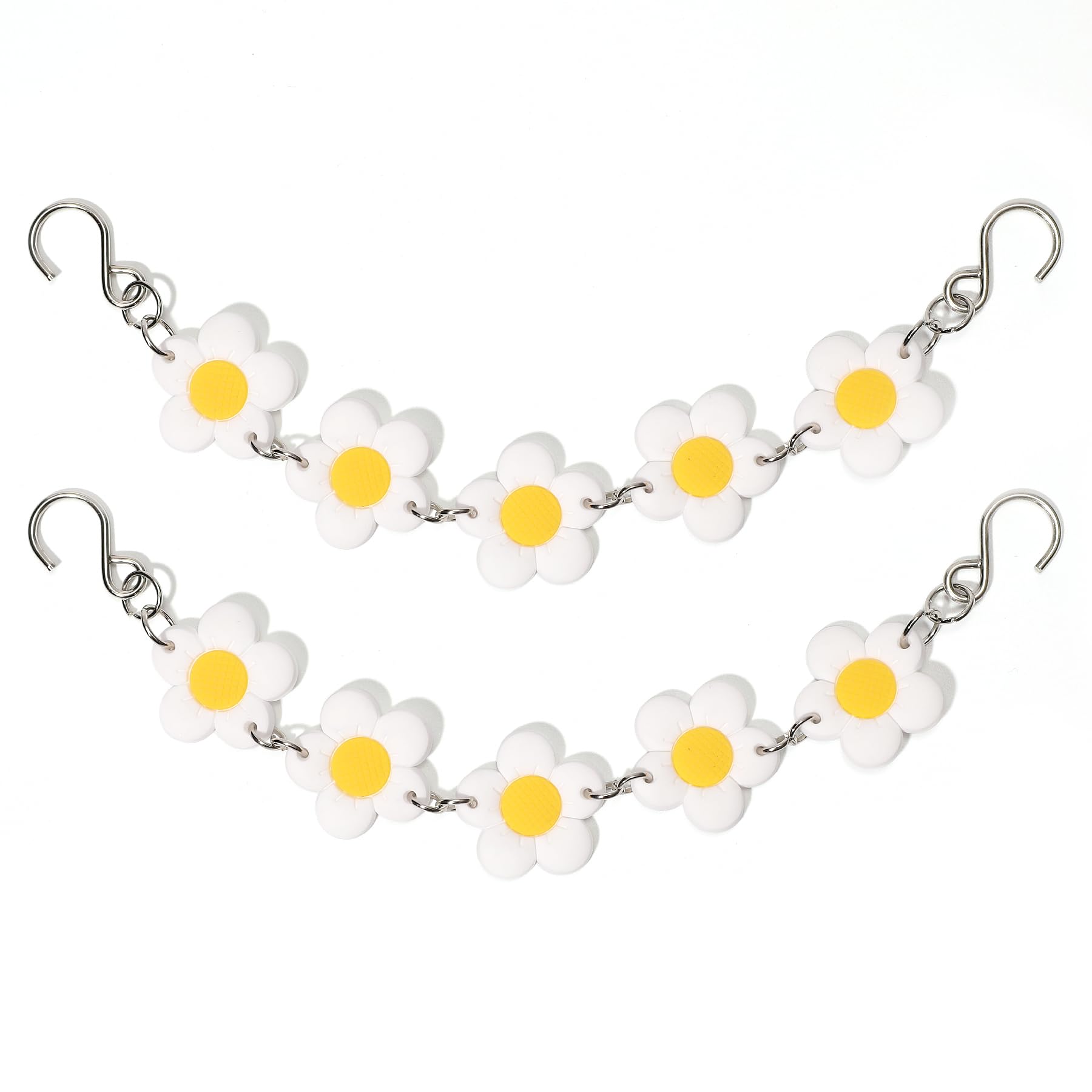 2Pcs Sunflower PVC Shoe Chains for Women, Shoe Charms for Clog Sandals, DIY Rubber Shoe Decoration Charms for Girls, Party Favor