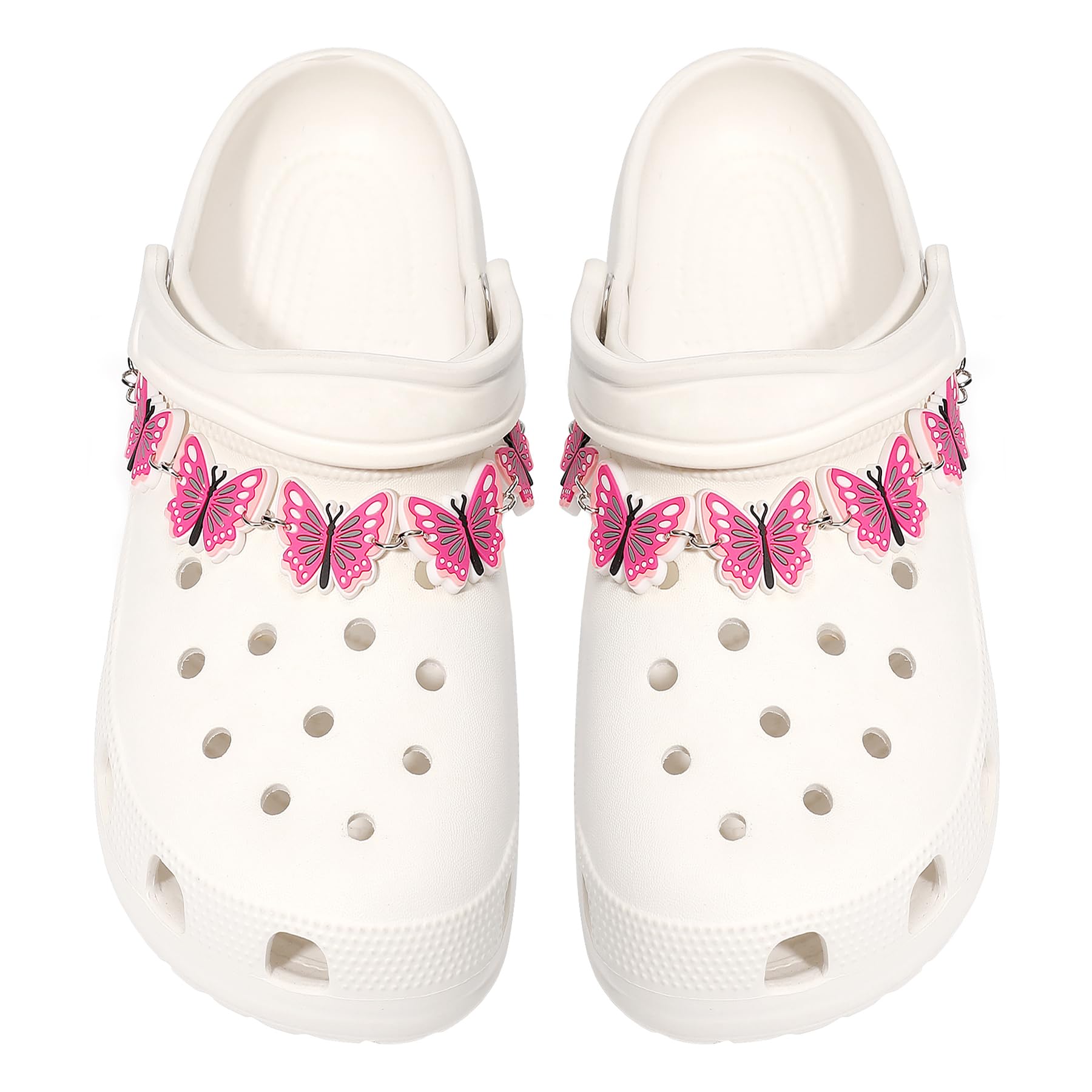 2Pcs Sunflower PVC Shoe Chains for Women, Shoe Charms for Clog Sandals, DIY Rubber Shoe Decoration Charms for Girls, Party Favor