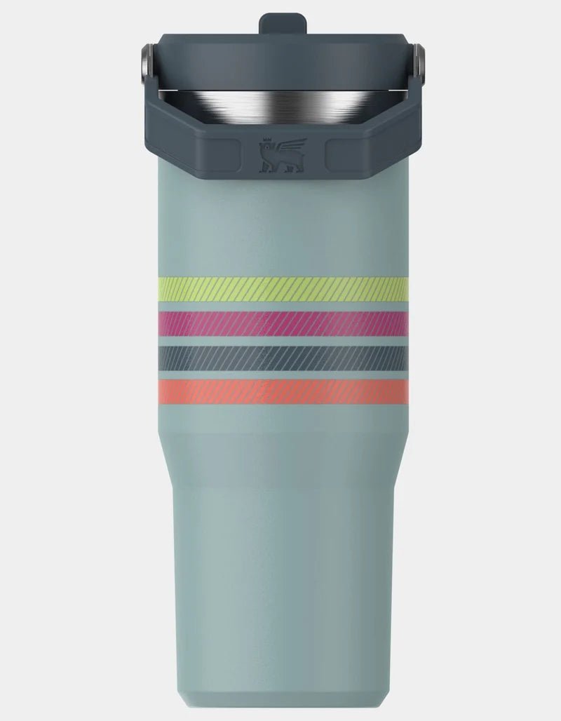 30 oz Stainless Steel Ice Flow Flip Straw Tumbler