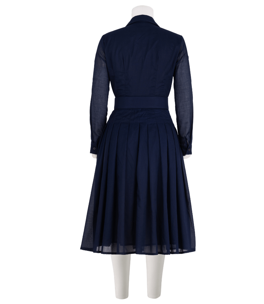 Audrey Dress #4 Indigo Midi Dress