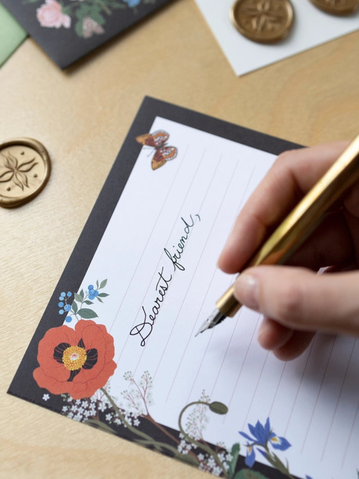 Wild Flowers Letter Writing Set