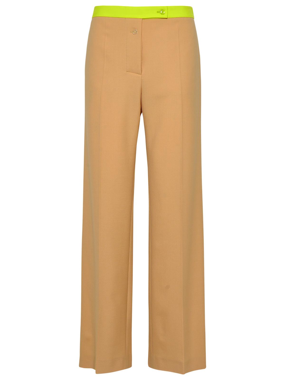 Off-White Beige Wool Blend Active Pants Women