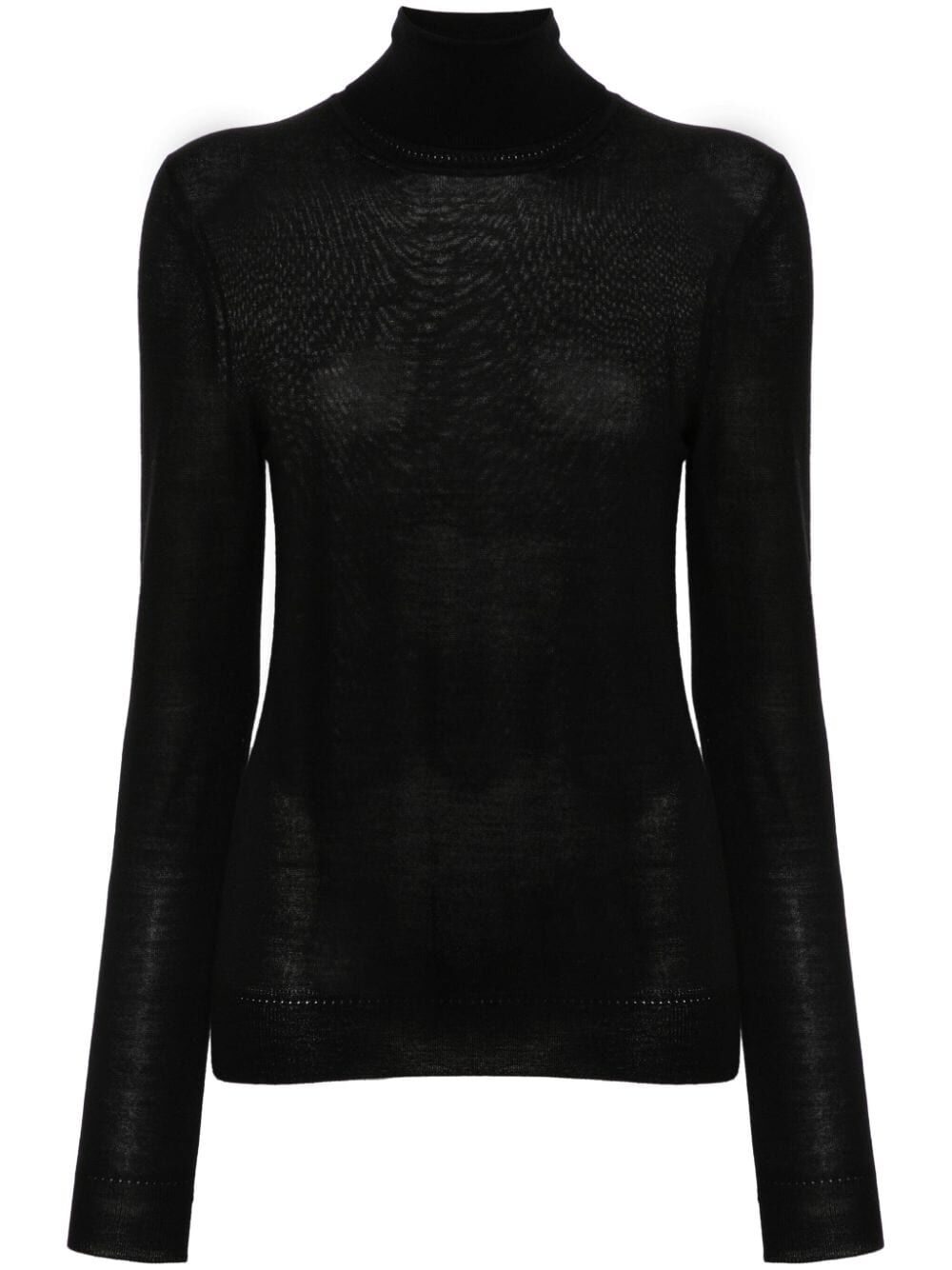 Saint Laurent Women Cassandre Wool Turtleneck Sweater