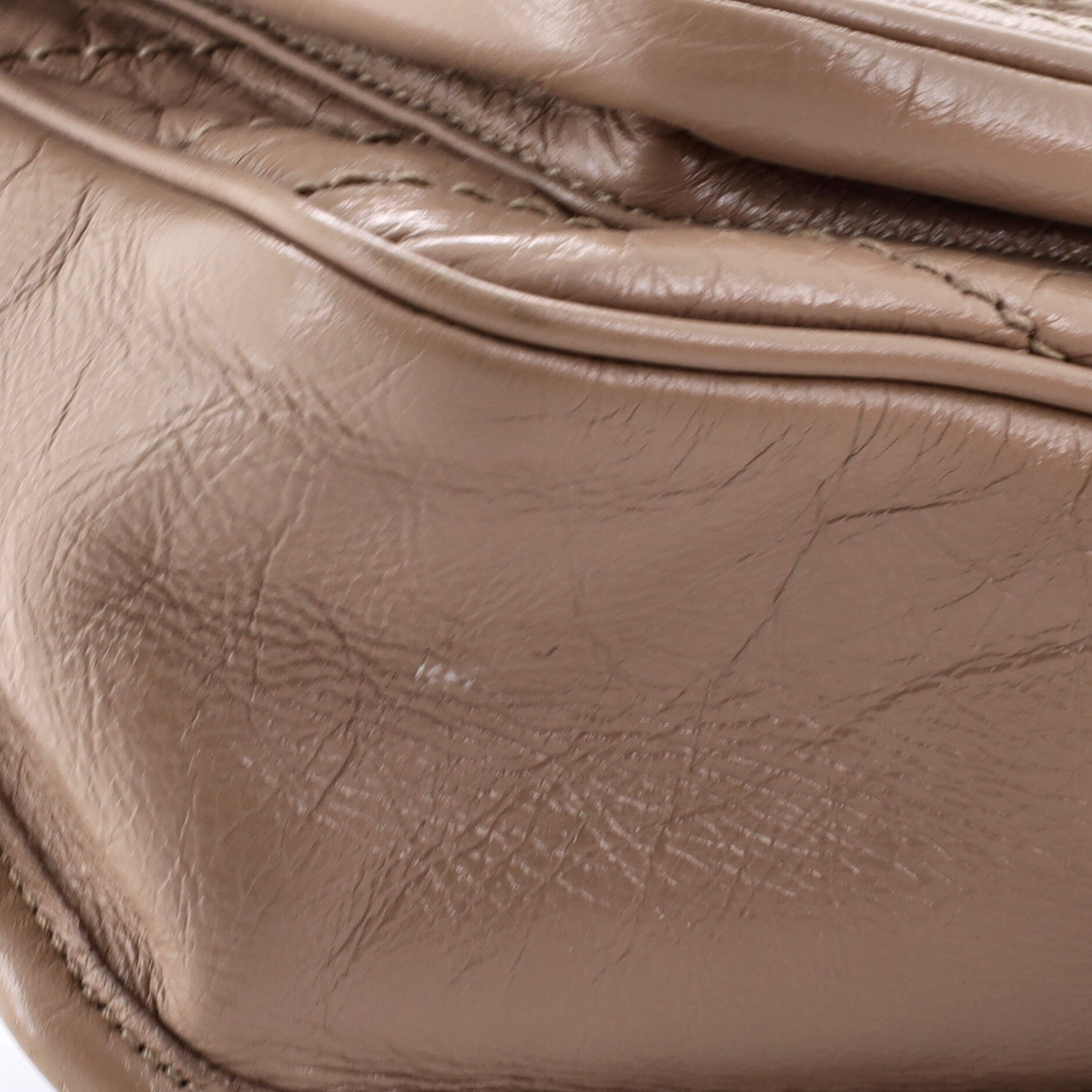 Saint Laurent Niki Chain Flap Bag Matelasse Chevron Leather Baby