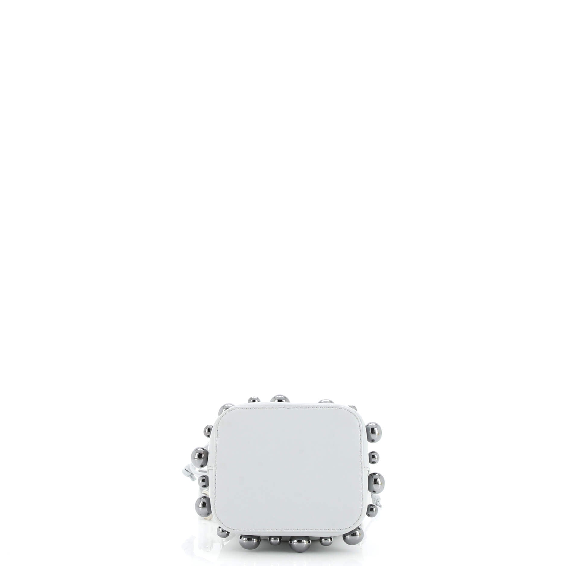 Fendi Mon Tresor Bucket Bag Embellished Leather Mini