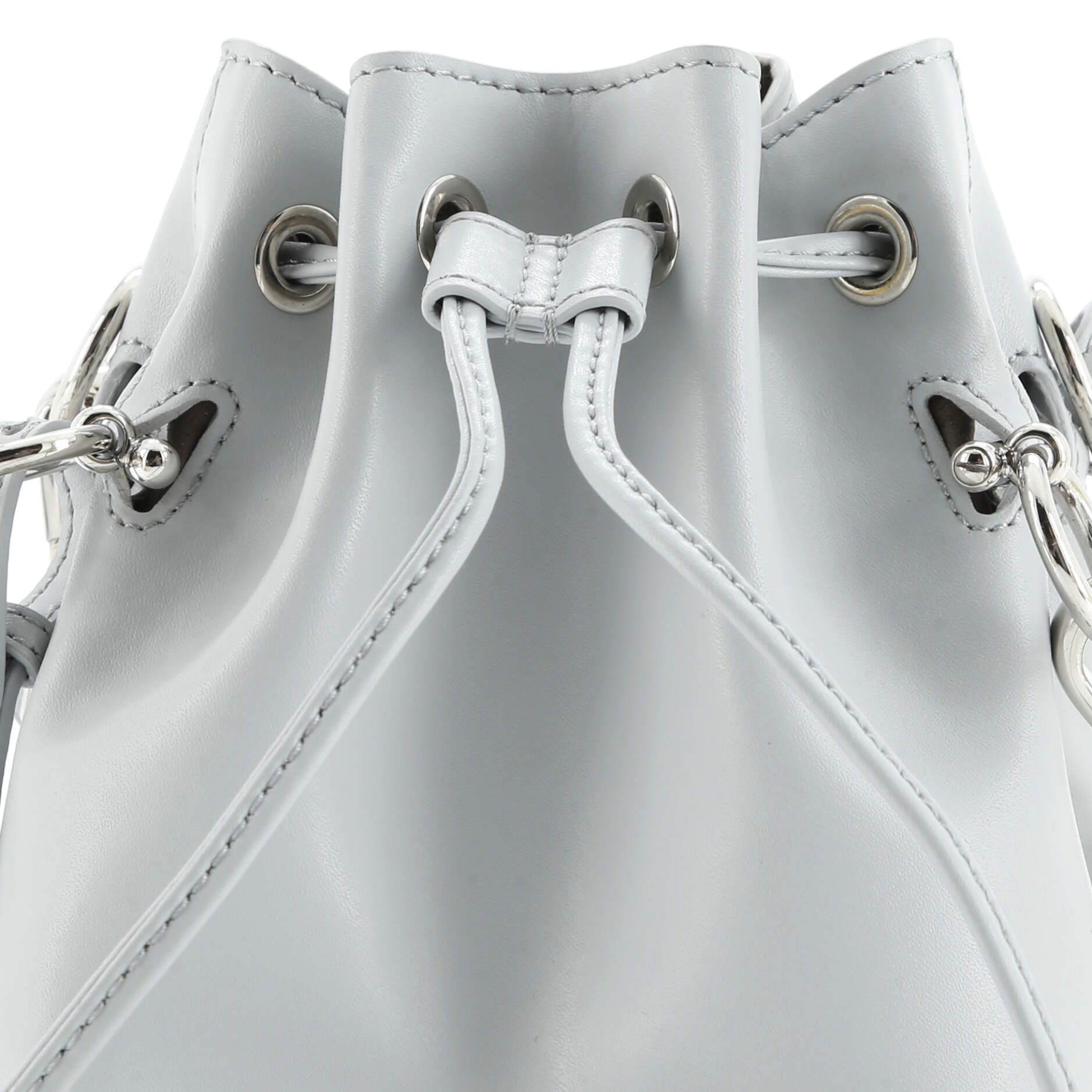 Fendi Mon Tresor Bucket Bag Embellished Leather Mini