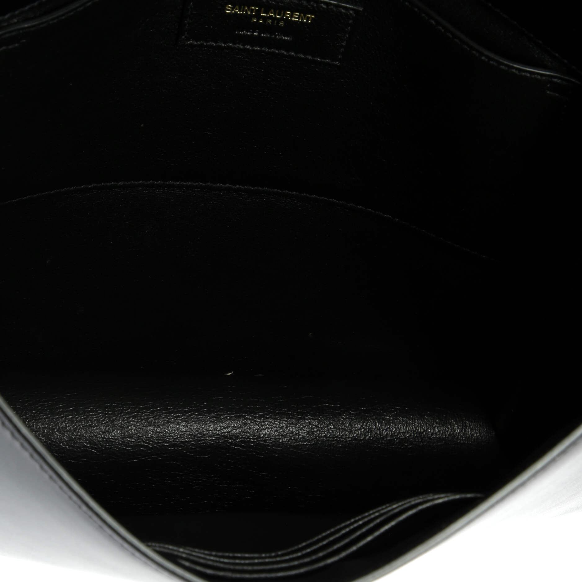 Saint Laurent Spontini Saddle Bag Leather Medium