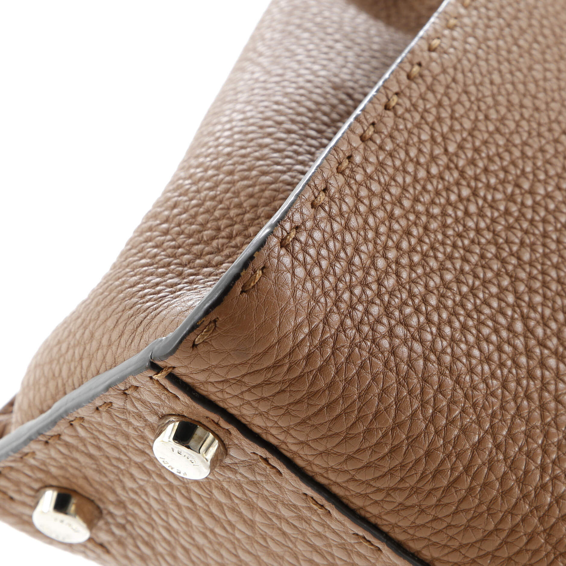 Fendi Selleria Peekaboo Bag Rigid Leather Regular