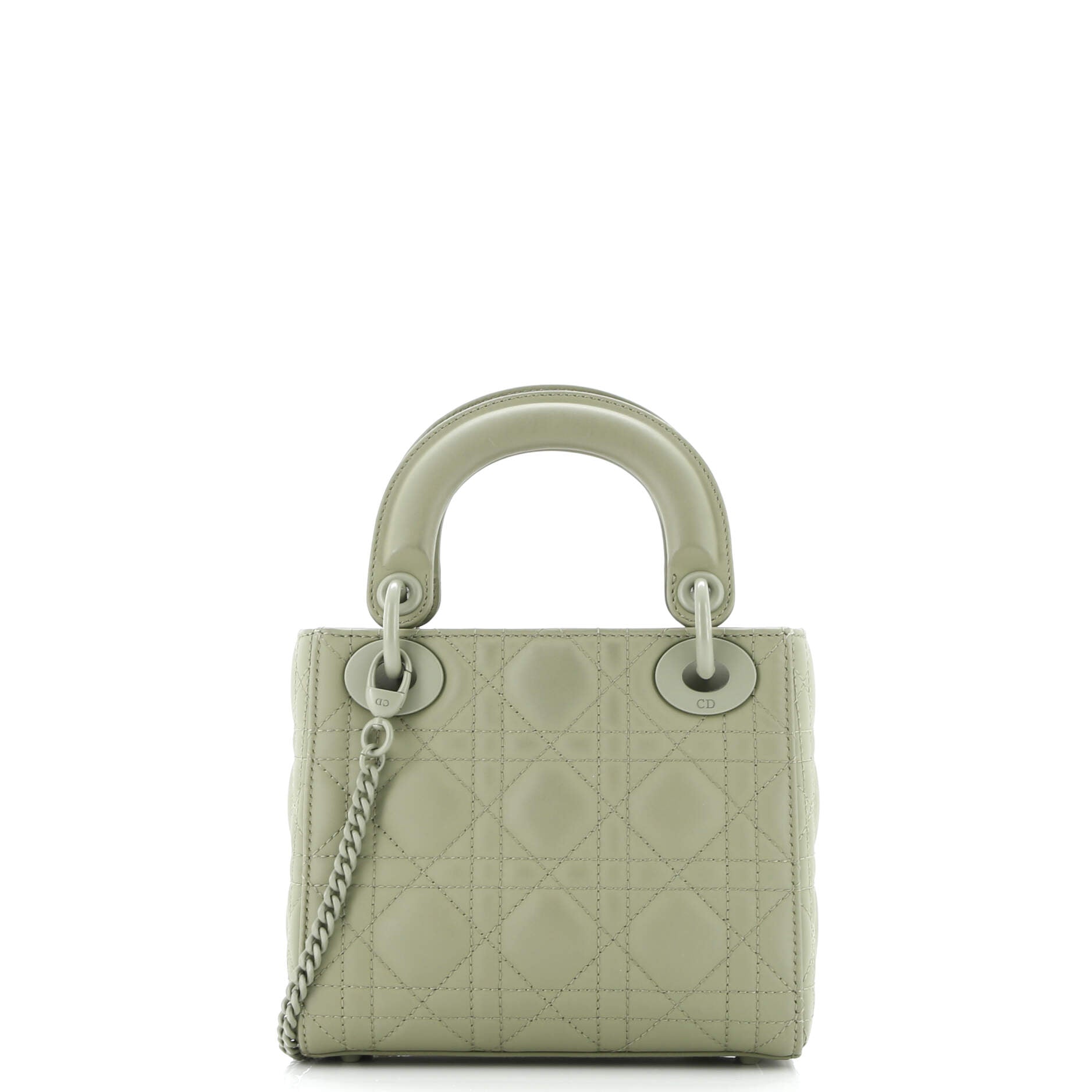 Christian Dior Ultra Matte Lady Dior Chain Bag Cannage Quilt Calfskin Mini
