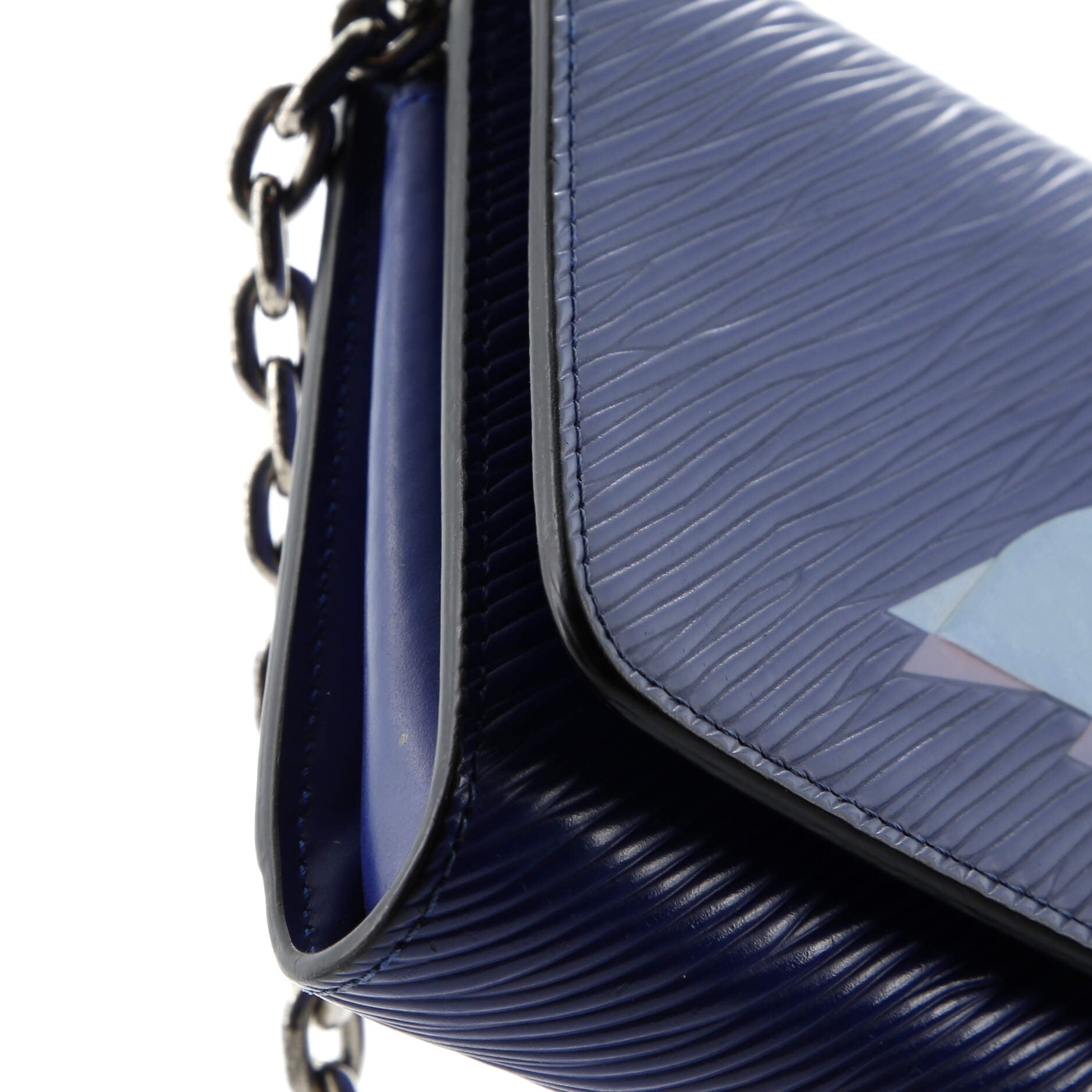 Louis Vuitton Twist Chain Wallet Bird Motif Epi Leather