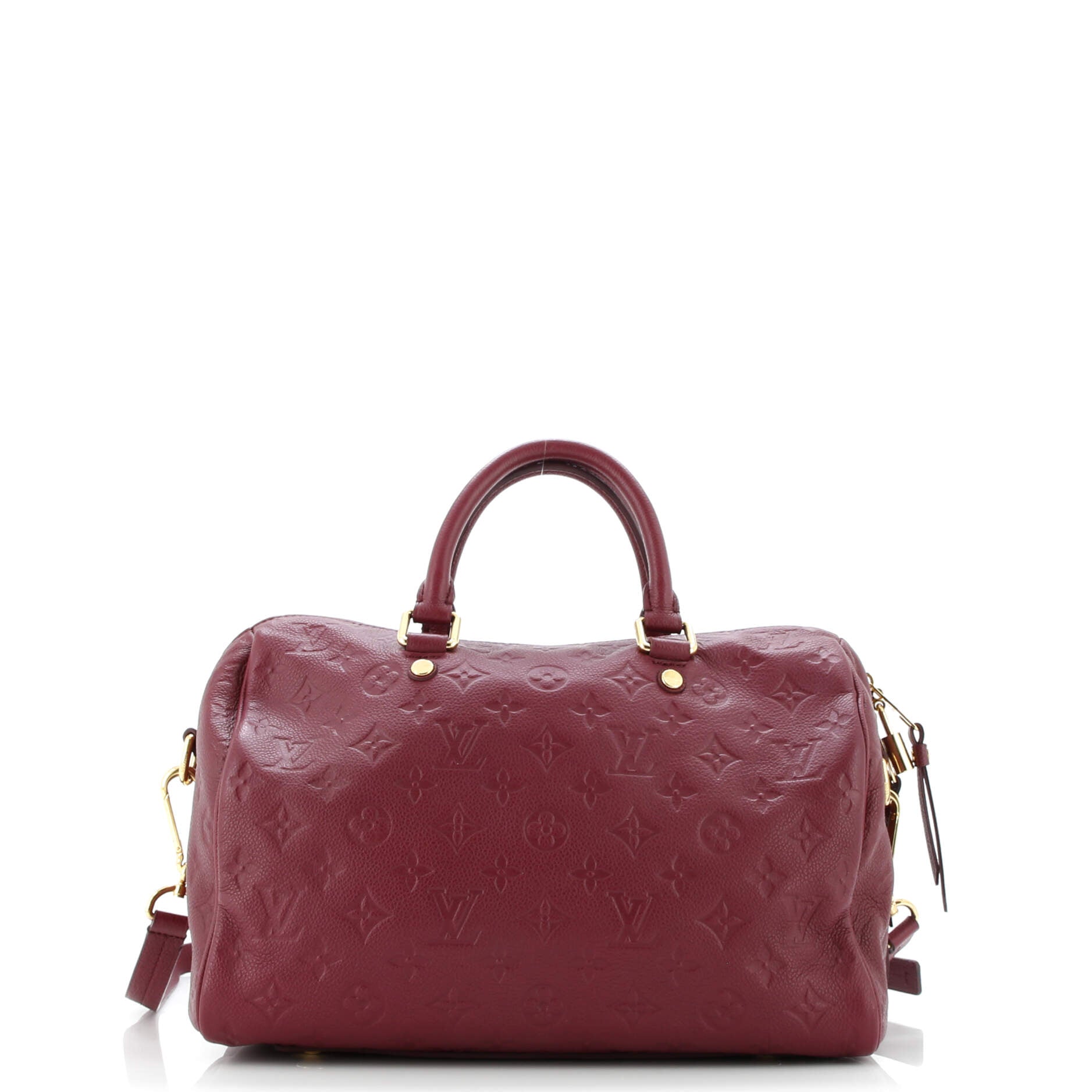 Louis Vuitton Speedy Bandouliere Bag Monogram Empreinte Leather 30
